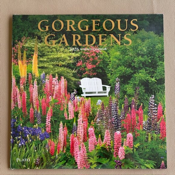 BrownTrout Publishers Other - Gorgeous Gardens 2026 - 16 Month Wall Calendar - 12"x12" - NWT - Sealed